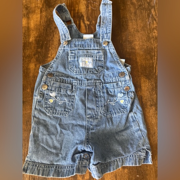 Arizona Jean Company Other - Vintage Arizona Jean Company Blue Denim Overalls with Embroidery